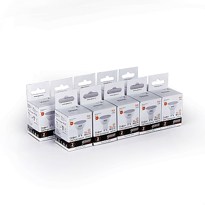 Лампа Gauss Elementary MR16 9W 640lm 3000К GU10 LED  13619 (20 шт)