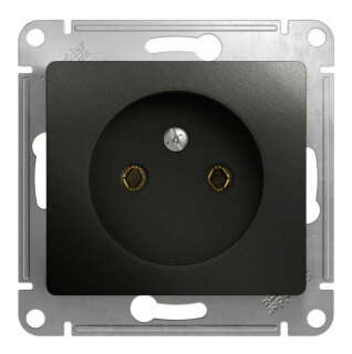 Розетка SE Glossa антрацит GSL000741