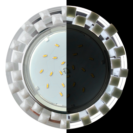 Встраиваемый светильник Ecola Glass GX53 SC53TPECH