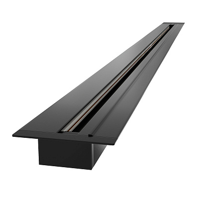 Встраиваемый однофазный шинопровод 1м Elektrostandard Track Rail BK Recessed 85082/00 a057091