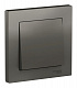 Выключатель одноклавишный SE AtlasDesign в сборе сталь ATN000912