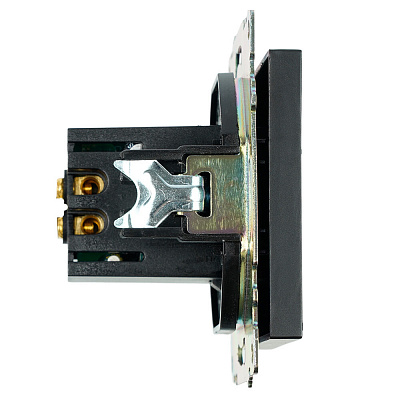 Розетка USB 2-местная (механизм), STEKKER Катрин GLS10-7115-05, 250B, 2,1А, черный