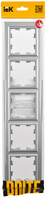 Рамка на 5 постов IEK Brite РУ-5-БрА BR-M52-K47