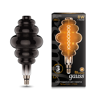 Лампа Gauss Filament Honeycomb 8W 380lm 2700К Е27 LED 159802008 (10 шт)