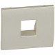 Накладка для розетки RJ11 и RJ титан Legrand Galea Life 771495