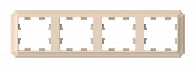 Рамка на 4 поста SE AtlasDesign Antique песочный ATN101204