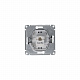Розетка RJ45 кат.5е антрацит SE Glossa GSL000781K