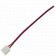Соединительный кабель с одним 2-х конт. зажимным разъемом 10mm 15 см. уп. 3 шт. Ecola SC21C1ESB