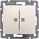 Переключатель на два направления двухклавишный белый Legrand Valena Classic 774212