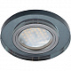 Встраиваемый светильник Ecola MR16 DL1650 GU5.3 Glass черный/черный хром 25x95 FB1650EFF
