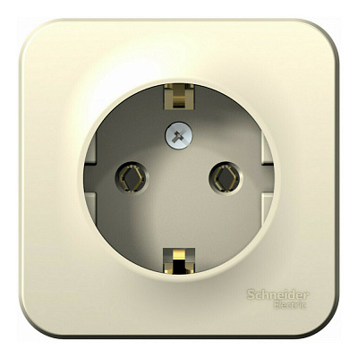 Розетка SE Blanca молочный BLNRA010102