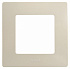 Рамка для розетки на 1 пост слоновая кость Legrand Etika 672511