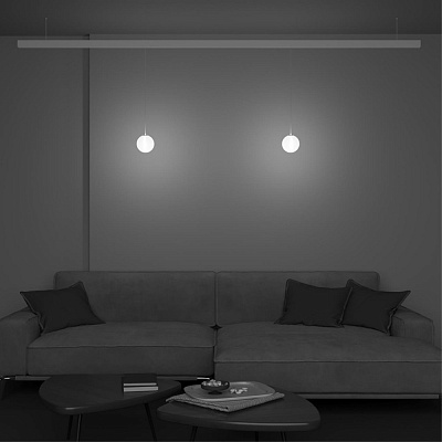Трековый подвесной светильник Maytoni Luna Exility TR039-2-5W3K-W