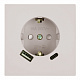 Розетка 1-местная з/ш с/з 16А + USB + Type C (механизм), STEKKER Мия, 250В, 20W, RST16-3119-08, пудровый жемчуг