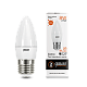 Лампа Gauss Elementary Свеча 8W 520lm 3000K Е27 LED 33218