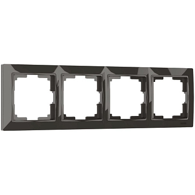 Рамка на 4 поста Werkel Snabb basic W0042007 коричневая a051295