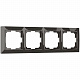 Рамка на 4 поста Werkel Snabb basic W0042007 коричневая a051295