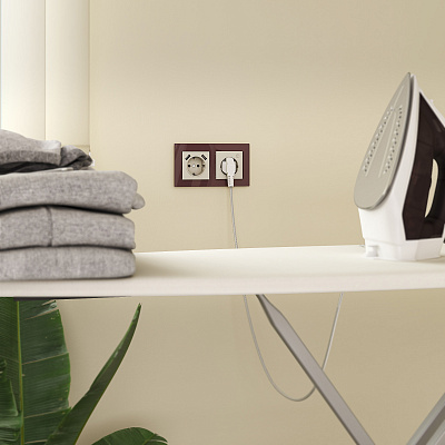 Рамка на 2 поста Werkel Favorit W0021118 мокко a051098