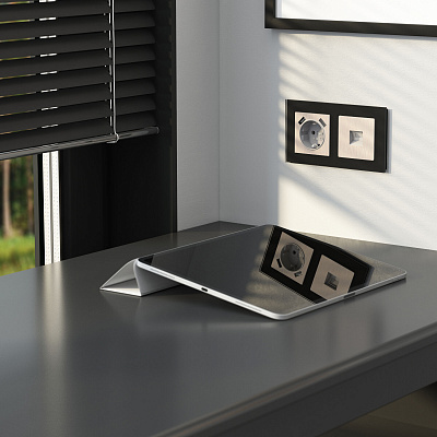 Телефонная розетка RJ-11 Werkel перламутровый рифленый a040903