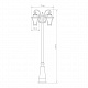 Садово-парковый светильник Elektrostandard Libra F/2 венге 4690389064753