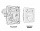 Комплект механизма электрической розетки ALFA MA110010 Белый глянец 2USB A+C 20W быстрая зарядка с заземлением и шторками 2P+E 16A-250V QUANT
