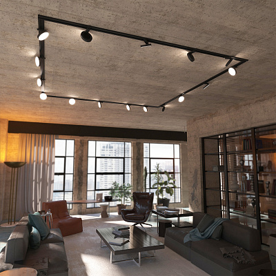 Трековый светодиодный светильник Elektrostandard Pila a056103