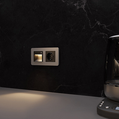 Встраиваемая LED подсветка Werkel черный a062471