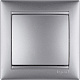 Выключатель одноклавишный алюминий Legrand Valena Classic 770101