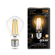 Лампа Gauss Filament А60 15W 1400lm 2700К Е27 LED 102902115 (20 шт)