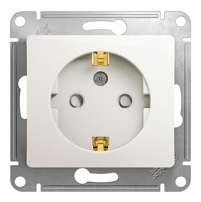 Розетка SE Glossa перламутр GSL000645