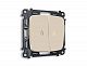 Комплект механизма 2-клавишного выключателя с подсветкой 3200K OMEGA MO324010 Бежевый матовый QUANT