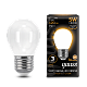Лампа Gauss Filament Шар 5W 420lm 2700К Е27 LED 105202105