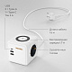 Розеточный блок 3-х местный + 3 USB и беспроводная зарядка Werkel белый a066454