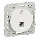 Розетка RJ12 белая SE Odace S52R497