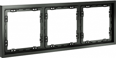 Рамка пластиковая VOLTUM S70 на 3 поста VLS100306, титан