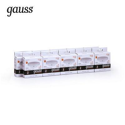 Лампа Gauss Elementary GX53 15W 1020lm 3000K LED 83815