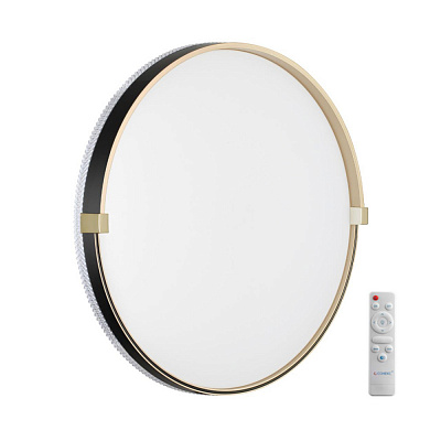 Настенно-потолочный светодиодный светильник Sonex Olidi Black 7647/EL