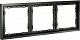 Рамка пластиковая VOLTUM S70 на 3 поста VLS100306, титан