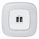 Розетка 2USB 240В/5В 1500мА с лицевой панелью белое Legrand Valena Alure 754995