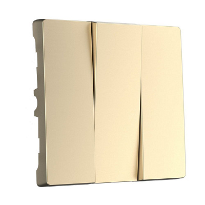 Набор клавиш для выключателя трехклавишного Werkel шампань a050860