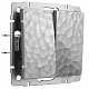 Выключатель двухклавишный Werkel Hammer W1220006 серебряный a052083