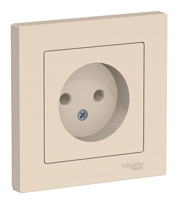 Розетка SE AtlasDesign бежевый ATN000240