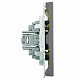 Розетка HDMI 2.0 Type A (механизм), STEKKER Эмили, RST00-5118-10, платиново-серый, soft touch