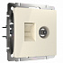 Розетка Werkel ТВ+RJ-45 6 cat слоновая кость W1181303 a056110