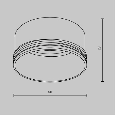 Декоративное кольцо Maytoni для Focus Led 12Вт RingM-12-W