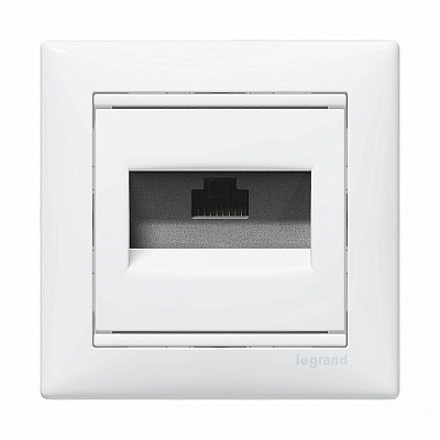 Рамка для розетки на 1 пост белая Legrand Valena Classic 774451