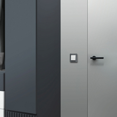 Переключатель одноклавишный проходной Werkel белые матовые a059269