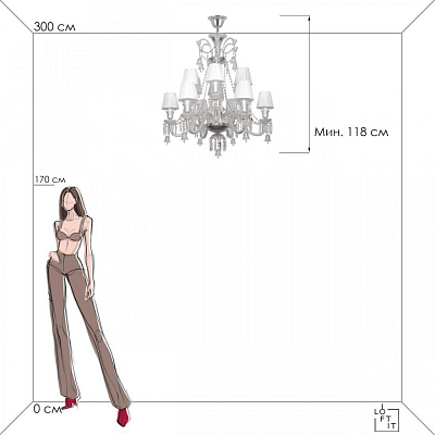 Подвесная люстра Loft It Zenith 10210/12 White