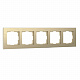 Рамка на 5 постов Werkel Aluminium W0051711 шампань a052316