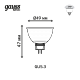 Упаковка светодиодных ламп 10 шт Gauss Basic MR16 6,5W 480lm 4100K GU5.3 LED 1013527